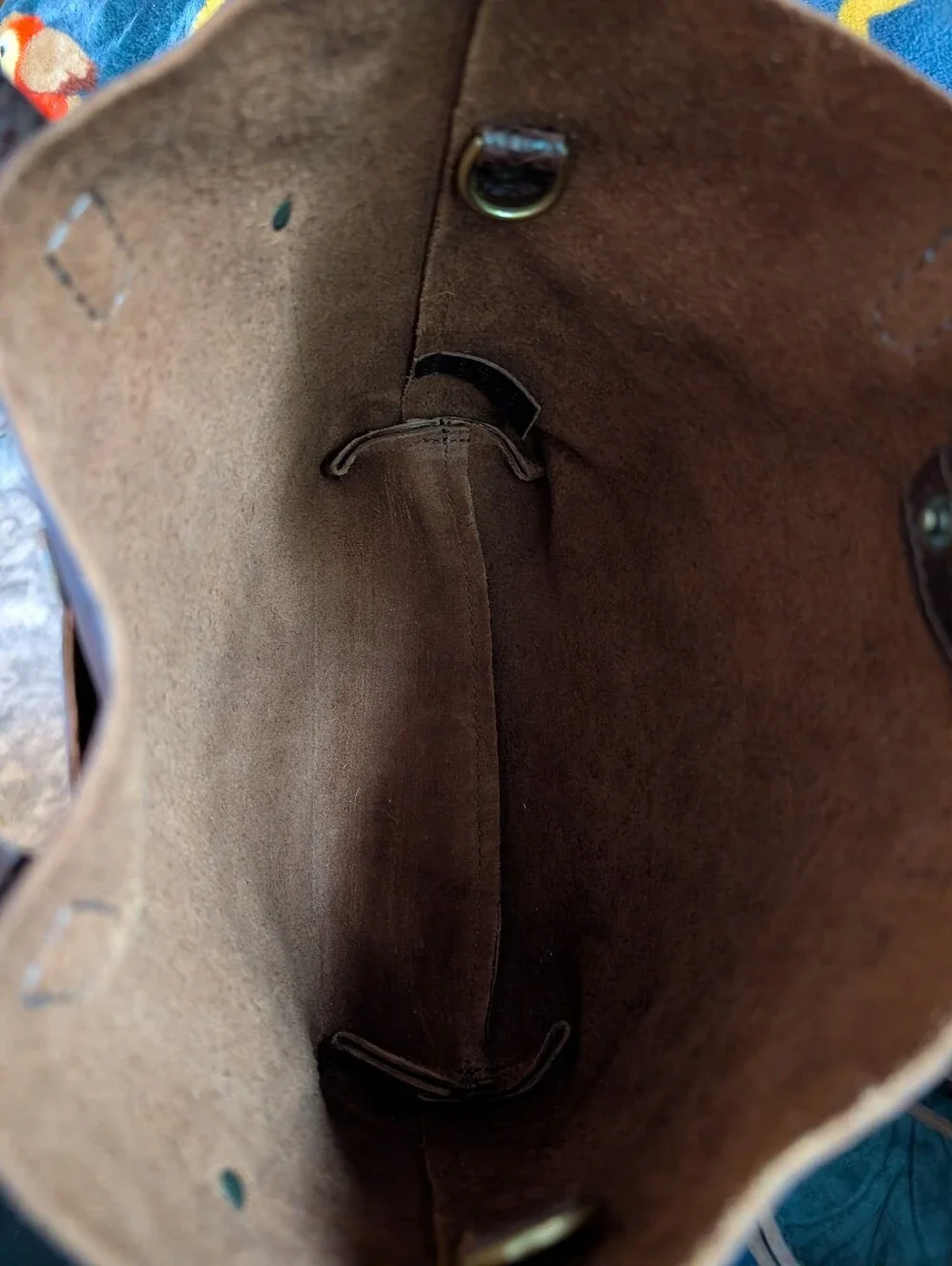 Portland Leather Mini Crossbody In Coldbrew - Picture 3 of 5